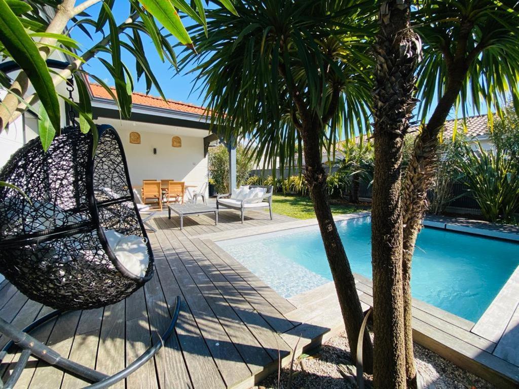 Villa Bord de Mer Bassin d'Arcachon avec piscine 4 étoiles Gujan-Mestras Extérieur photo